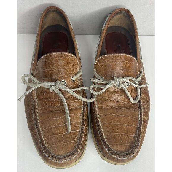 Peter Millar Men\'s Loafers Dress Shoes 9.5M MC00F13 Made In Brazil main image 7